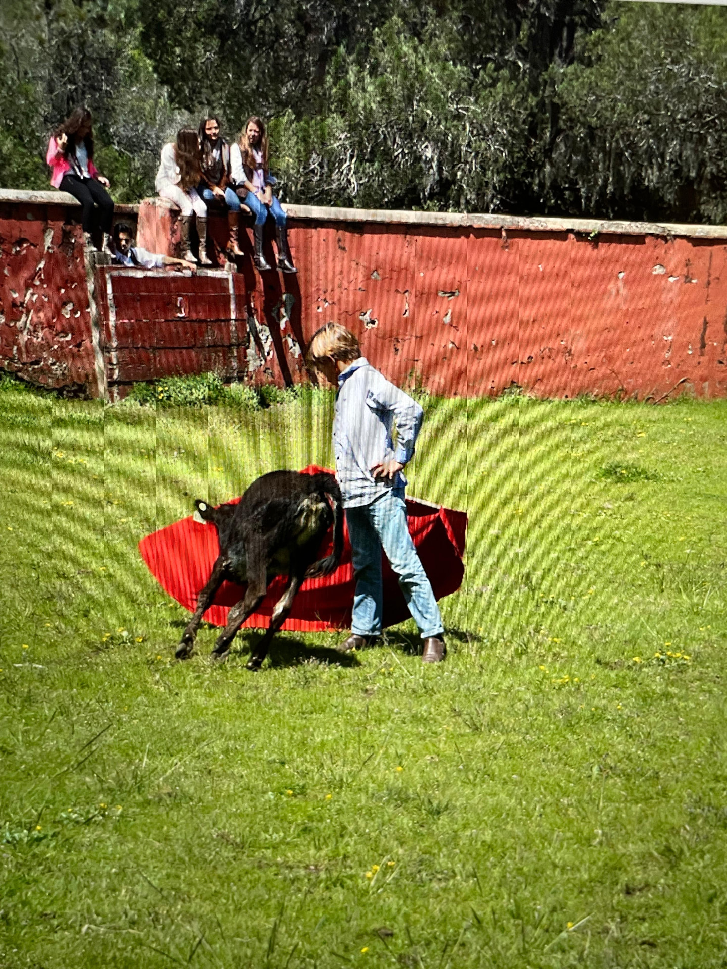 Bruno Aloi en el campo